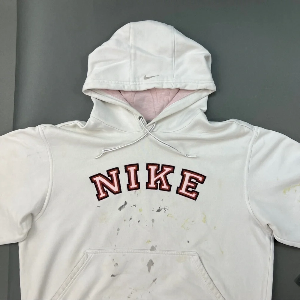 Silver Tag Nike Embroidered Logo Pullover Hoodie - Picture 3 of 10
